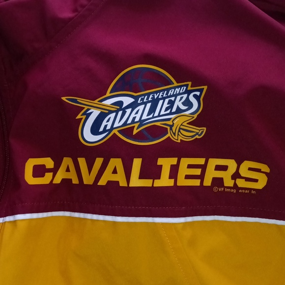 NBA Cleveland Cavaliers Basketball Full Zip Windbreaker Warmup Jacket Size XL - Picture 5 of 11